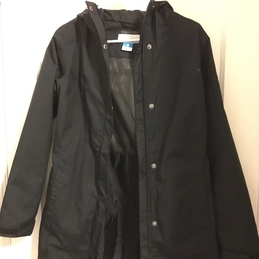 Black Columbia Raincoat